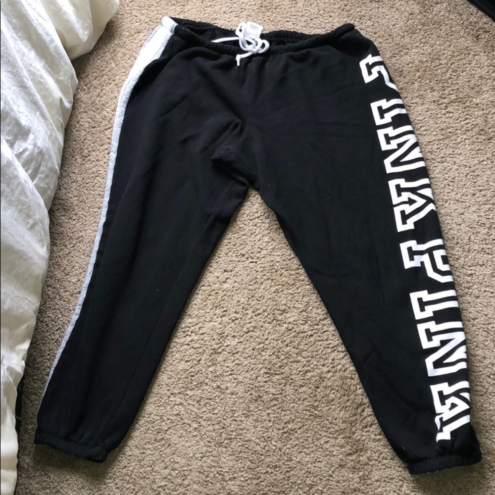 Pink sweatpants
